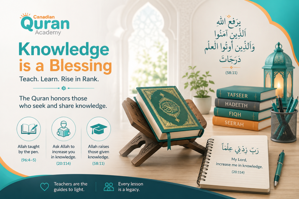 Quran Verses About Teachers in Arabic