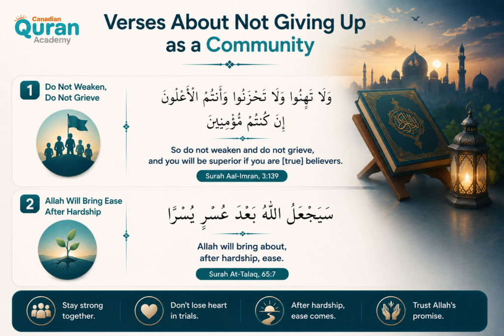 Quran Verses About Not Giving Up In Arabic and English 5 image 211
