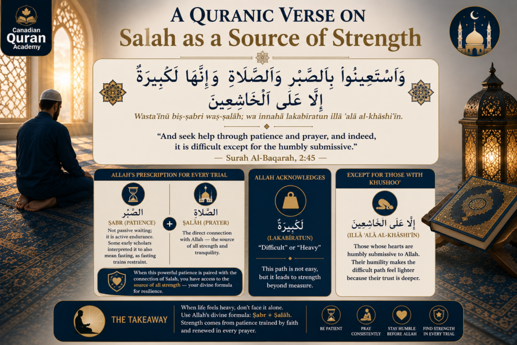 Quranic Verses on Salah in Arabic and English 3 image 369