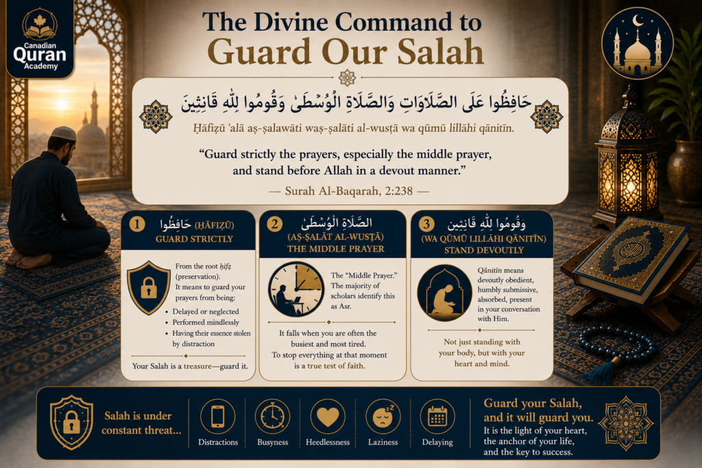 Quranic Verses on Salah in Arabic and English 5 image 371