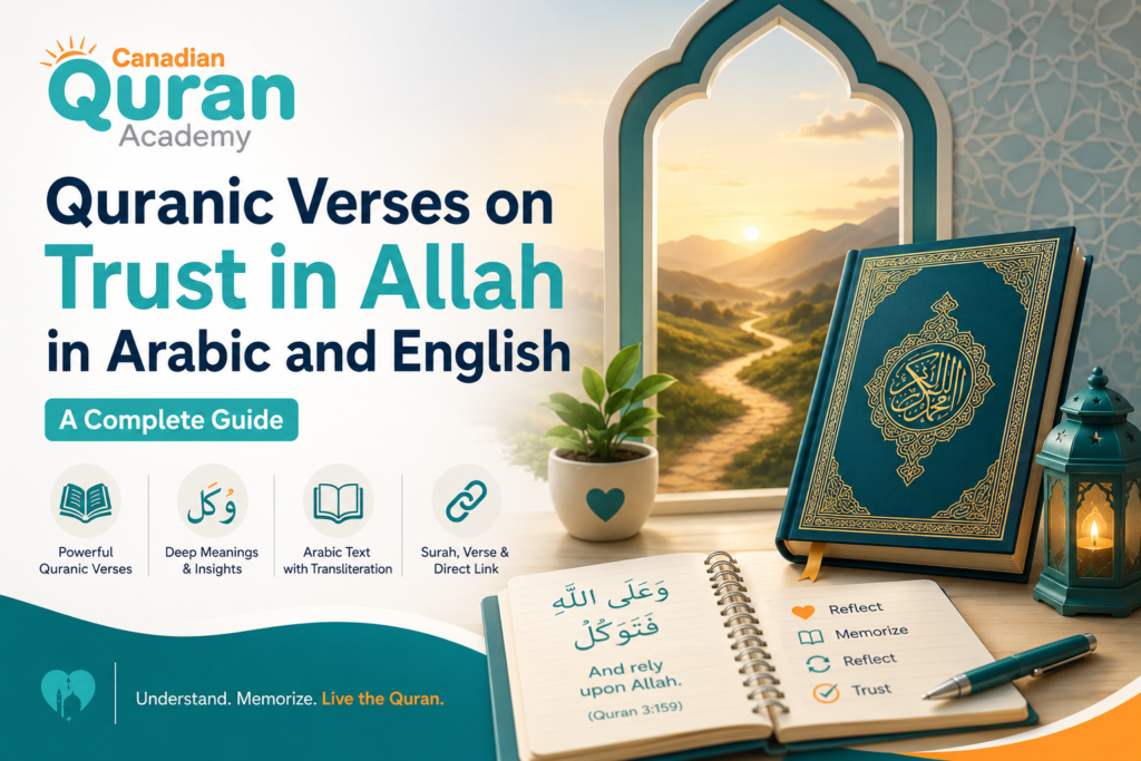 Quranic Verses on Trust in Allah in Arabic and English — A Complete Guide