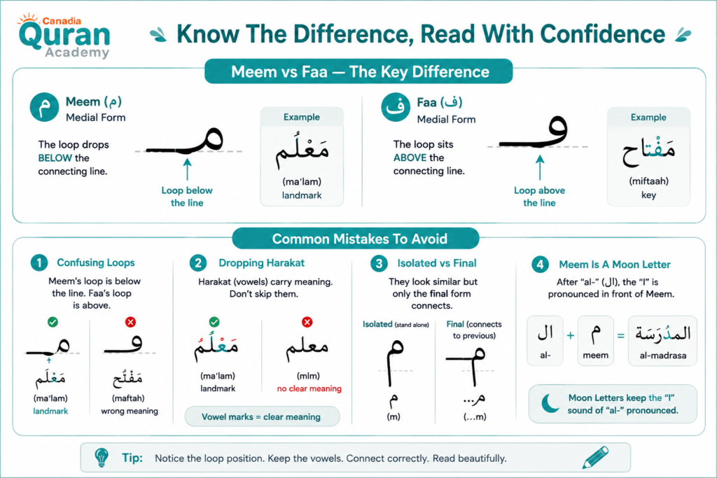 Letter M In Arabic (م) - Pronunciation, Writing Forms, And Common Words 3 image 210
